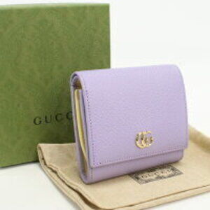 Gucci Double GG Bifold Wallet Purple